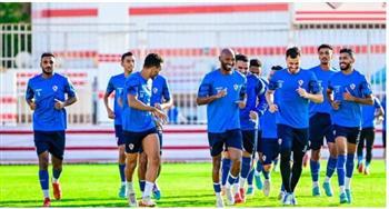 فقرة بدنية خاصة في مران الزمالك