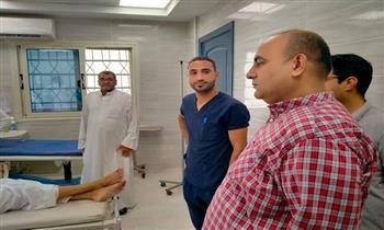 الطب الوقائي بجنوب سيناء يتابع سير العمل بمستشفى الطور بالزهراء في أول أيام عيد الأضحى
