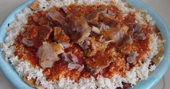 طريقة عمل الفتة باللحمة