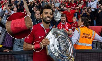 سوار محمد صلاح الذكى يثير اهتمام الجماهير الإنجليزية