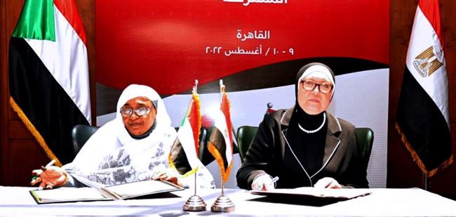 وزيرة التجارة ونظيرتها السودانية تترأسان اجتماعات اللجنة التجارية المصرية السودانية المشتركة