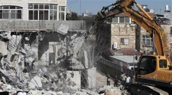 الاحتلال الإسرائيلي يهدم أسوار ومنازل فلسطينيين فى القدس 