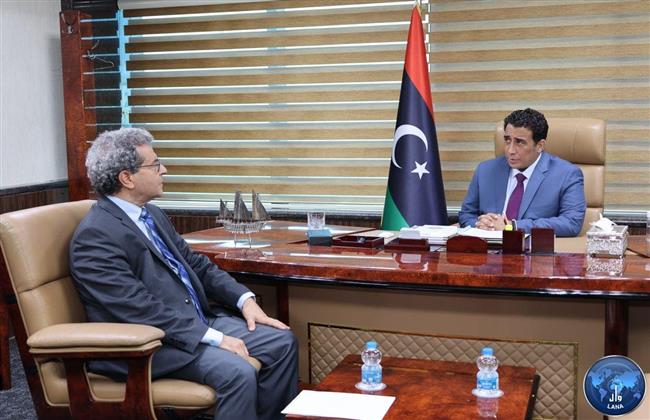 المنفي يستعرض مع عون أهم التحديات التي تواجه النفط الليبي