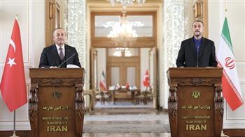 وزيرا الخارجية التركى والإيرانى يبحثان العلاقات الثنائية وتطورات الشرق الأوسط 