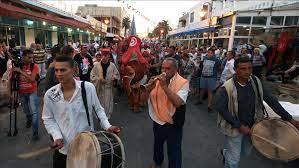 انطلاق مهرجان الحوت "السمك" بمدينة حلق الوادي التونسية