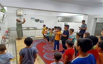 مسجد بالأوقاف يدرب الأطفال على كيفية الوضوء ضمن البرنامج الصيفي