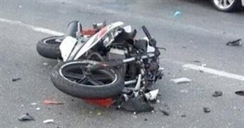 إصابة طالب وسيدة في انقلاب دراجة نارية بالدقهلية