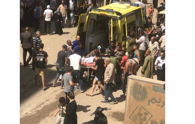 نشوب حريق بكنيسة أبوسيفين في الجيزة.. فيديو 