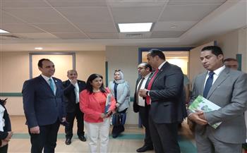   رئيس هيئة الرعاية الصحية وممثل منظمة الصحة العالمية يتفقدا تجهيزات مستشفى شرم الشيخ الدولى