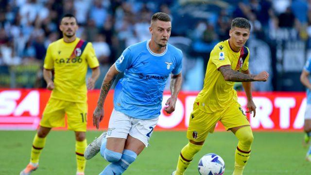 فوز لاتسيو على بولونيا 2-1 في الدوري الإيطالي
