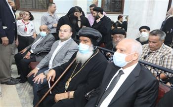   محافظ الجيزة يشهد قداس ضحايا كنيسة أبو سيفين بإمبابة