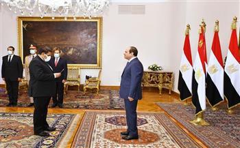 وزير المالية يهنئ رئيس مجلس الدولة لشغله المنصب