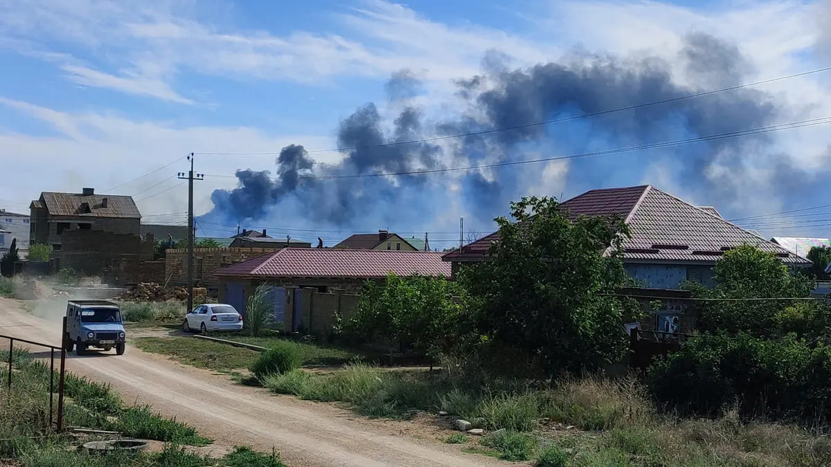 الدفاع الروسية: حريق بمستودع للذخيرة في شبه جزيرة القرم
