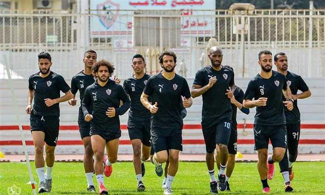 تقسيمة قوية فى مران الزمالك استعدادًا لمواجهة فاركو 
