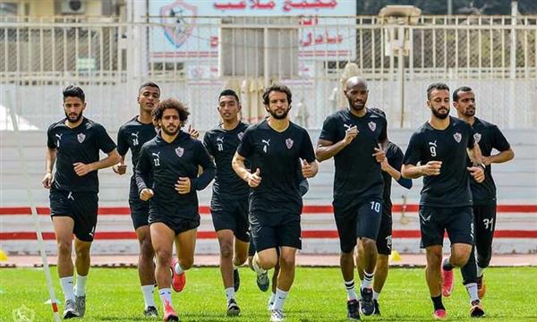 تقسيمة قوية فى مران الزمالك استعدادًا لمواجهة فاركو