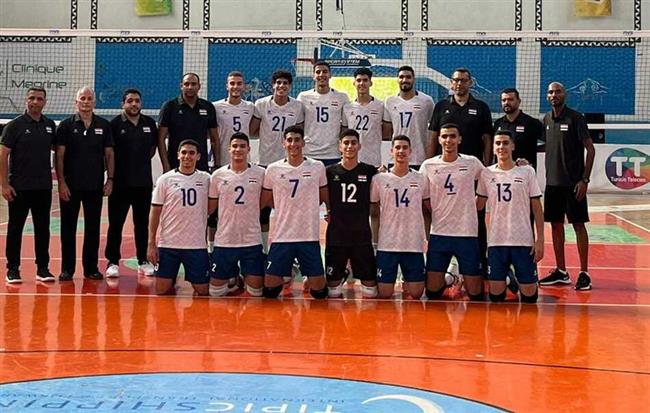 فوز مصر على الكاميرون في بطولة إفريقيا للشباب لكرة الطائرة