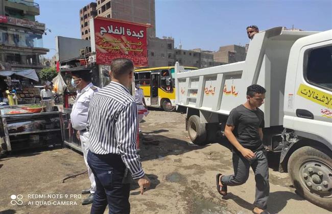 الأجهزة التنفيذية بحى شرق تستمر للتصدى لظاهرة الإشغالات وحملة بشارع  ١٥ مايو 