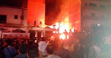 السيطرة علي حريق هائل نشب في 3 منازل في فرشوط بقنا 