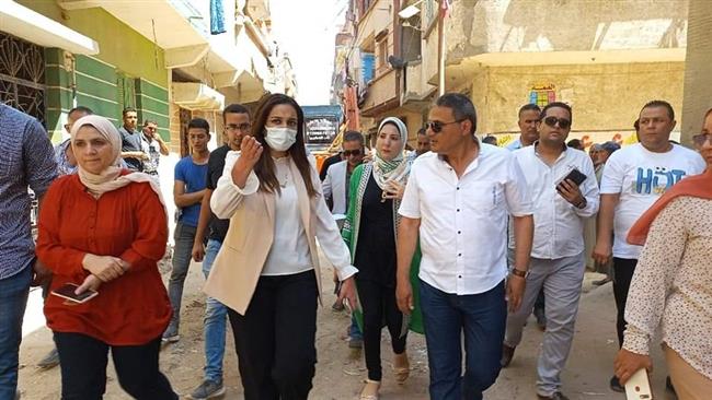 تفقد أعمال المشروعات الجاري تنفيذها بكفر الدوار