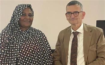   مريم الصادق المهدي تناقش مع فولكر المبادرات المطروحة لإنهاء أزمة الحكومة في السودان