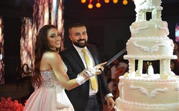   هشام عباس ودينا يشعلان حفل زفاف كريمة «عاصم المنياوي»