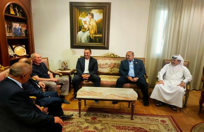 حطب يستقبل رئيس الاتحاد الدولي للملاكمة بحضور الدكتور حسن مصطفى