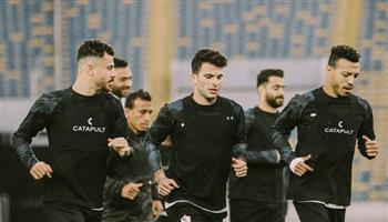 فقرة تأهيلية للاعبى الزمالك استعدادًا لمواجهة الجونة