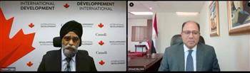   سفير مصر لدى كندا يلتقي وزير التنمية الدولية الكندي في إطار الإعداد لزيارته المرتقبة إلى مصر