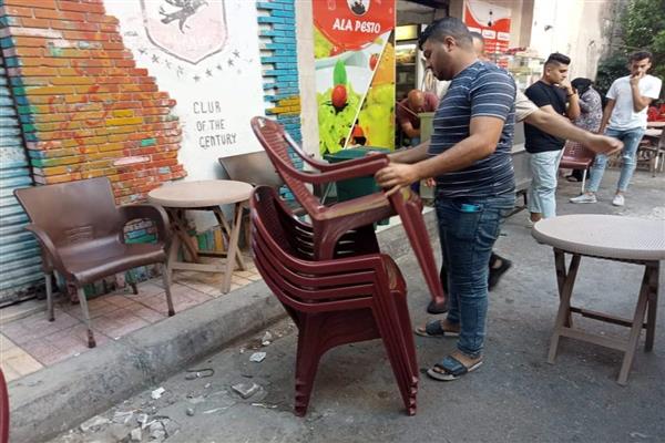 رفع 29 حالة إشغال و تعديات للباعة الجائلين وسط الإسكندرية