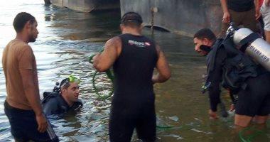 انتشال جثتى شابين غرقا فى نهر النيل بمنطقة المنيب بالجيزة