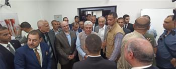 وزير التعليم العالي ومحافظ بني سويف يزوران جامعة النهضة