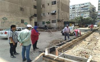   محافظ بورسعيد: استمرار أعمال الرصف والتطوير بنطاق حي الزهور