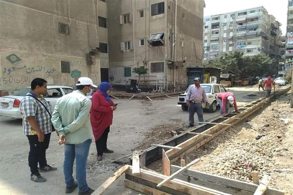 محافظ بورسعيد: استمرار أعمال الرصف والتطوير بنطاق حي الزهور