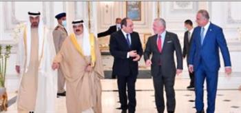   الصحف تبرز لقاء السيسي قادة الإمارات والأردن والبحرين والعراق بالعلمين