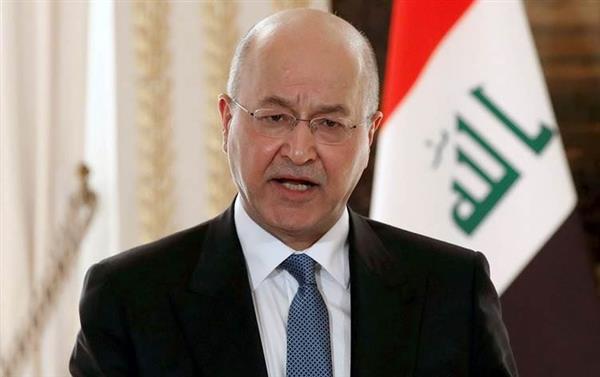 الرئيس العراقي يبحث مع السفيرة الأمريكية آليات تخفيف التوترات في المنطقة