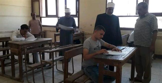 انتظام امتحانات الدور الثاني للشهادة الثانوية الأزهرية بالفيوم 