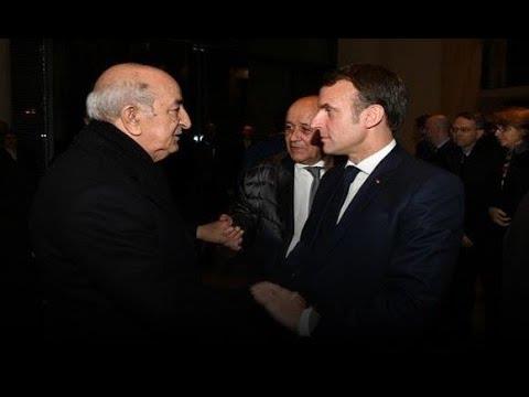 الرئيس الجزائري يجرى محادثات منفردة مع نظيره الفرنسي حول العلاقات الثنائية