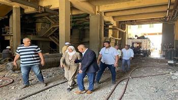 نائب محافظ القاهرة تتابع عمليات إطفاء حريق بمحطة الكهرباء المعصرة وتوجه بإزالة الآثار الناجمة عنه
