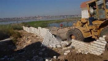   "الري": إزالة 23 حالة تعد على نهر النيل في أربع محافظات