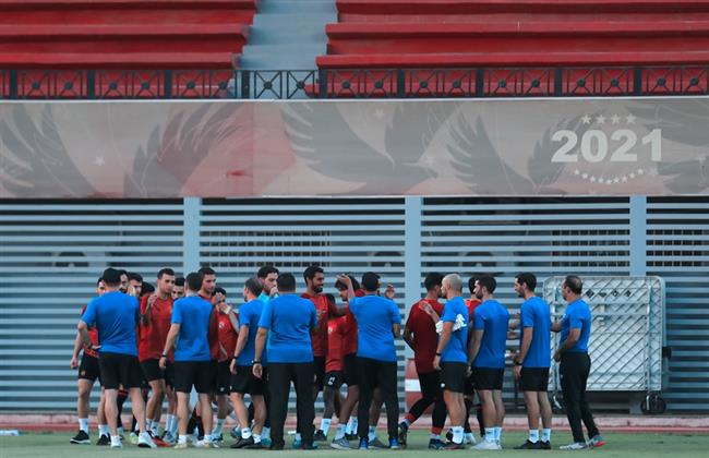 الأهلي يؤدي تدريباته استعدادًا لمواجهة سيراميكا كليوباترا