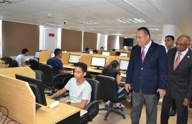 د. قنصوة يشهد أعمال إمتحانات المبادرة الرئاسية «أشبال مصر الرقمية» DECI بطب الإسكندرية