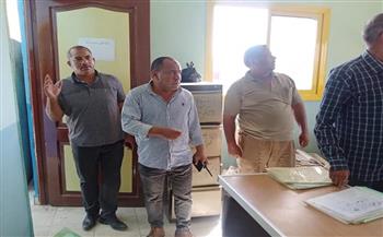   رئيس مدينة دشنا شمال محافظة قنا يتفقد إدارات ومكاتب الوحدة المحلية للمدينة