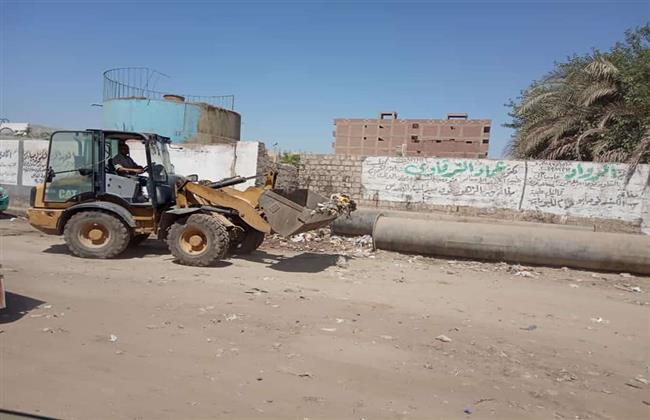 حملات لرفع المخلفات والإشغالات بمحافظة المنيا