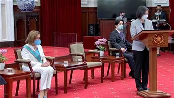   بيلوسي لرئيسة تايوان: علاقاتنا وطيدة وسنعمل على تعزيزها بشتى المجالات