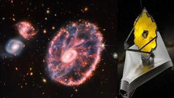   تلسكوب "جيمس ويب" يبهر العالم بصورة لمجرة اكتسبت شكلها من اصطدام مجرتين