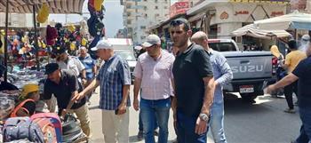 رفع 570 حالة إشغال طريق مخالف بـ 5 مراكز بالبحيرة