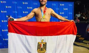وزير الرياضة يكرم الصيفى الحاصل على ذهبية السومو بالدورة العالمية