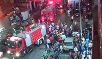 انتقال فريق من نيابة شرق الإسكندرية لمعاينة موقع احتراق ملهى ليلي