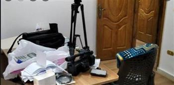 ضبط محطة بث تليفزيونى لاسلكية بدون ترخيص