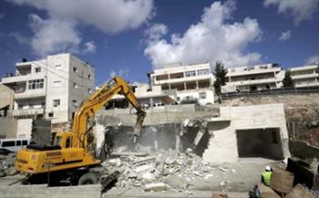   الاحتلال الإسرائيلى يهدم منزلا قيد الإنشاء في تقوع شرق بيت لحم